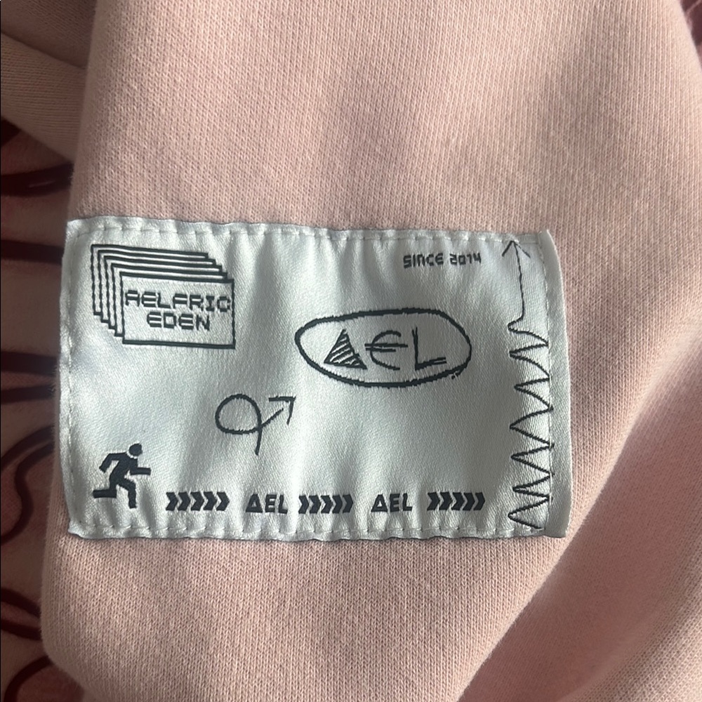 Aelfric Eden Soft Pink Hoodie - Picture 4 of 6